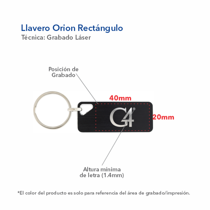 LLAVERO TAKAYAMA ORION RECTANGULO