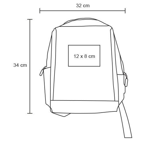 MOCHILA WALTON CON ENTRADA INTERNA PARA BATERIA PORTATIL Y AUXILIAR