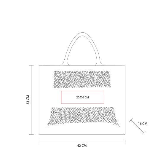 BOLSA MALLA ANTONELA 42 X 33 X 16 CM