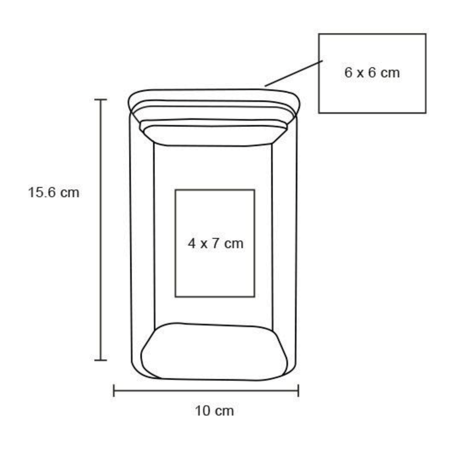 RECIPIENTE TEFF (1,100 ML)