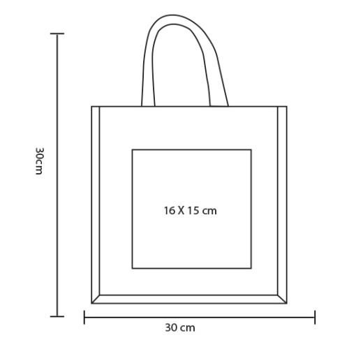 BOLSA MAYAN + (30 X 30 X 20.2 CM)