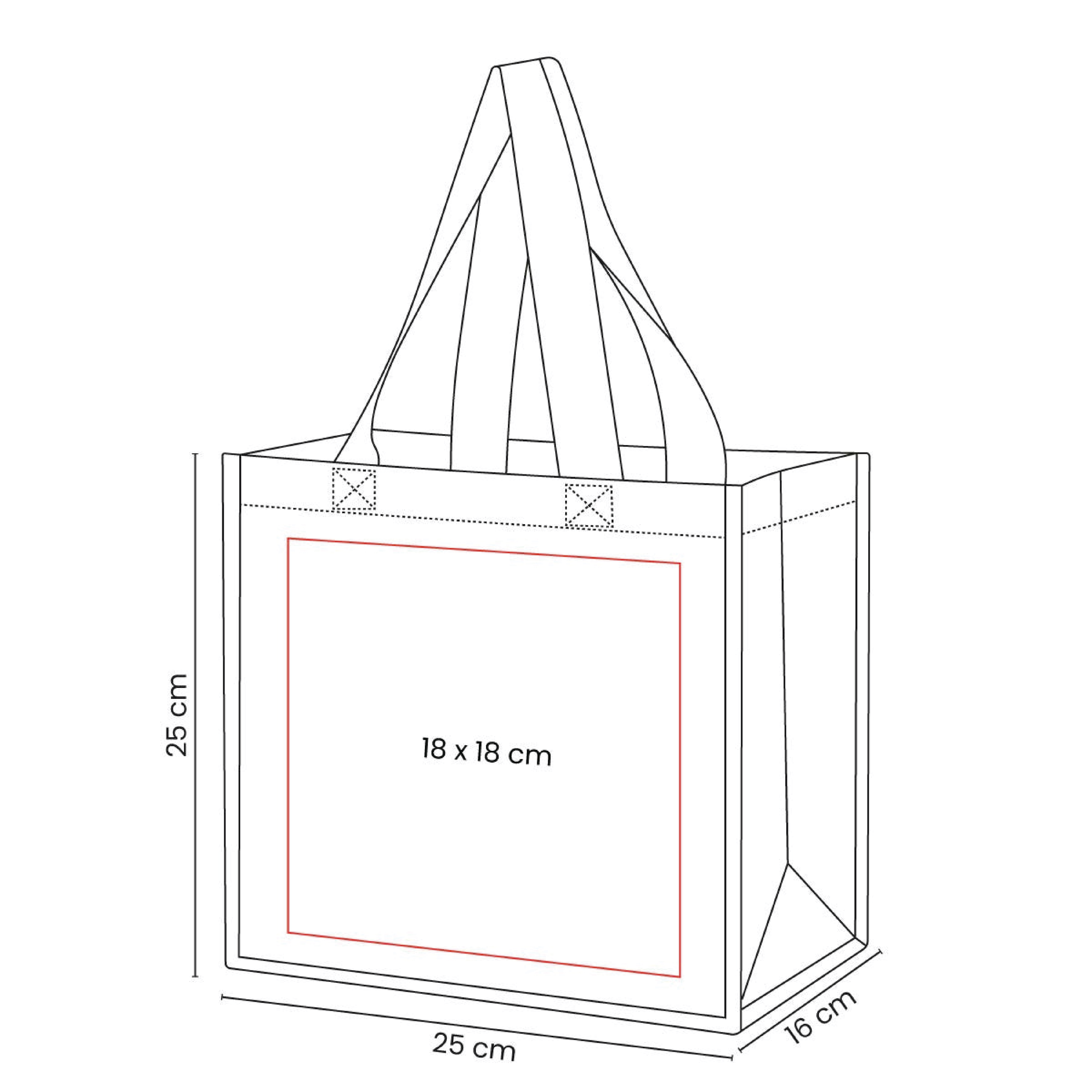 BOLSA SELENE (25 X 25 X 16 CM)