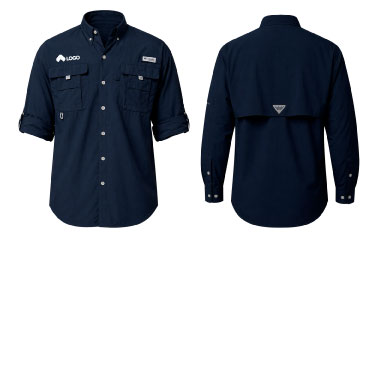 CAMISA COLUMBIA BAHAMA MANGA LARGA PARA CABALLERO
