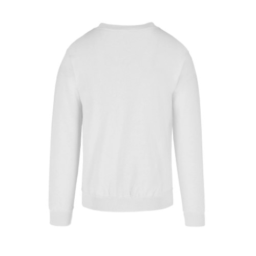 SUDADERA YAZBEK CUELLO REDONDO UNISEX PARA ADULTO BLANCO XXL