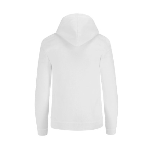 SUDADERA YAZBEK CON CAPUCHA Y CANGURERA UNISEX PARA ADULTO BLANCO S-XL
