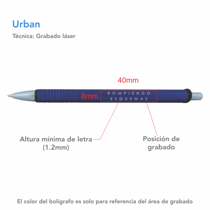 BOLIGRAFO METALICO URBAN