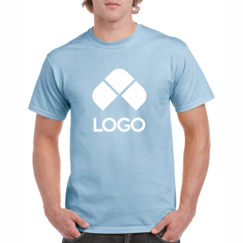 PLAYERA CUELLO REDONDO MARCA GILDAN HEAVY COTTON DE COLOR