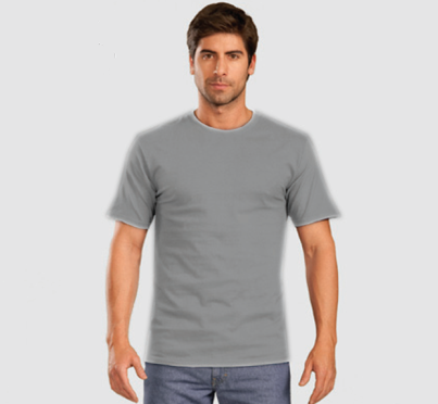 PLAYERA YAZBEK CUELLO REDONDO GRIS JASPE 100% ALGODON PESO COMPLETO (XXL)