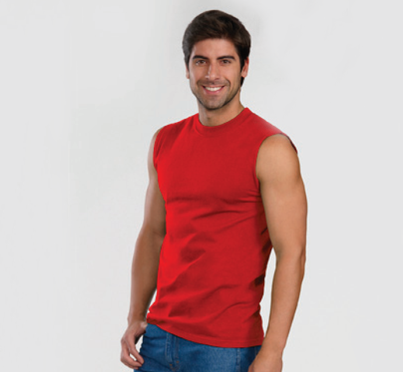 PLAYERA PESO COMPLETO CUELLO REDONDO SIN MANGAS PARA CABALLERO COLORES XXL