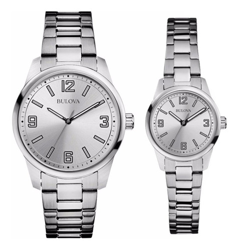 RELOJ DE PULSO ACERO INOX. MARCA BULOVA 
