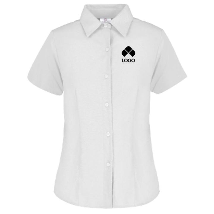 CAMISA YAZBEK DE GABARDINA MANGA CORTA CON SILUETA PARA DAMA S-XL