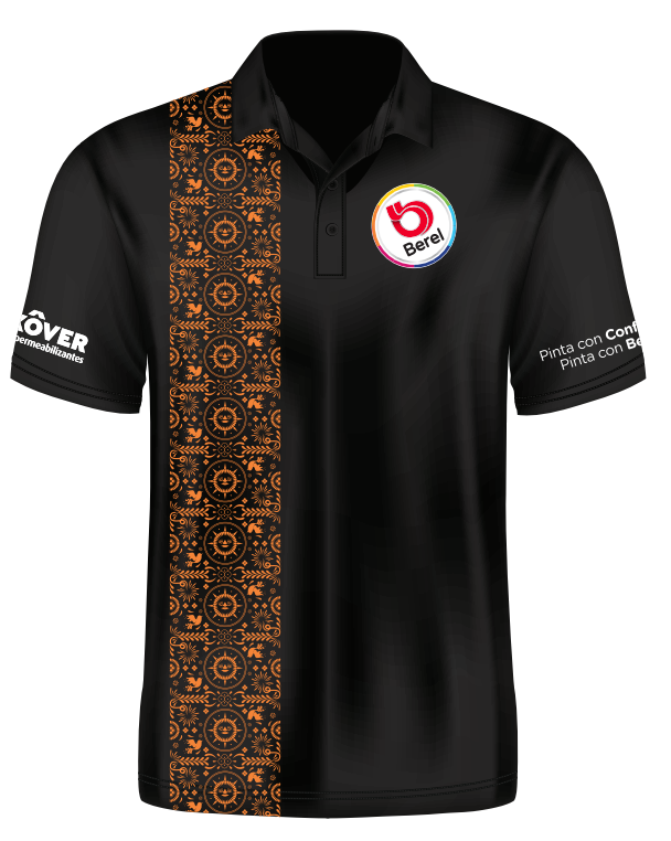 PLAYERA POLO ZIPER SUBLIMADA MANGA CORTA FULL COLOR GLDR