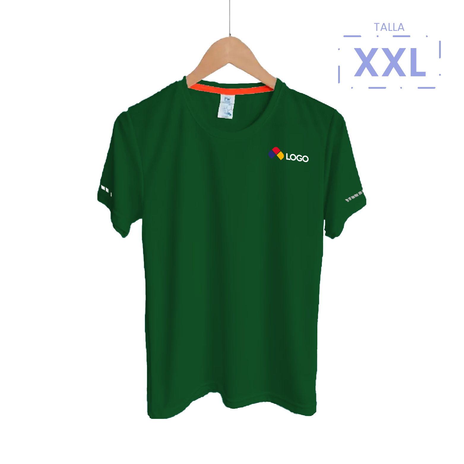 PLAYERA DEPORTIVA CUELLO REDONDO CABALLERO PLAYERYTEES COLORES XXL