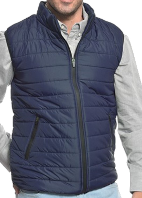 CHALECO FIT DE NYLON CAPITONADO CON RELLENO ULTASUAVE CABALLERO - PREZENZA