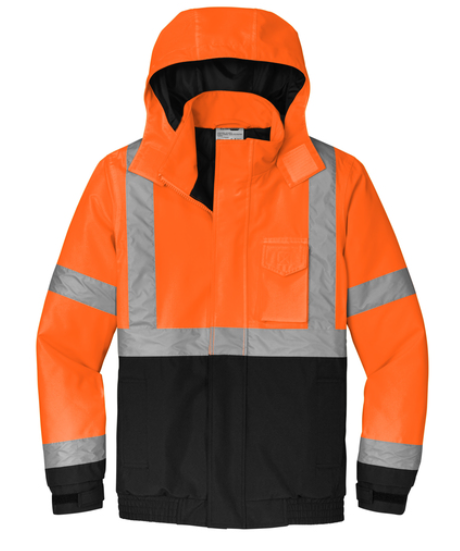 CHAQUETA BOMBER IMPERMEABLE CON AISLAMIENTO DE CLASE 3 ECONOMICA ANSI 107 DE CORNERSTONE - SANMAR