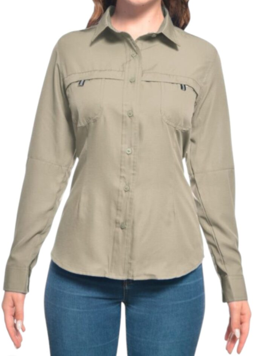 CAMISA PESCADORA PARA DAMA - PREZENZA