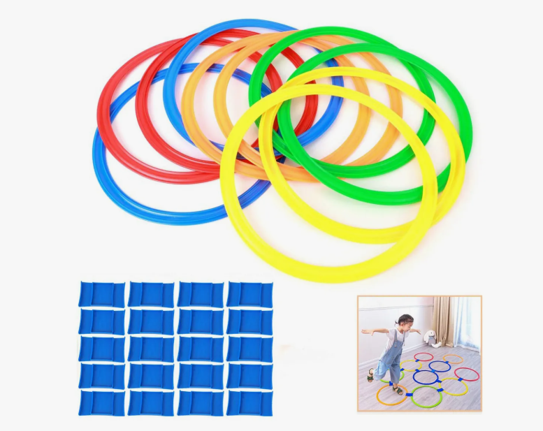 20 SET AROS DE AGILIDAD,ANILLOS DE FUTBOL PARA ENTRENAMIENTO