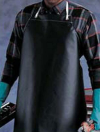 MANDIL ANSELL HYCAR 18 OZ NEGRO