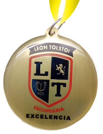 MEDALLA DE METAL SUBLIMADA CON RESINA Y LISTON LISO DE 2 CM