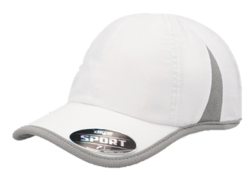 DKPS #701 GORRA SPORT BLANCO UN MICROFIBRA 100% POL AJUSTE VELCRO