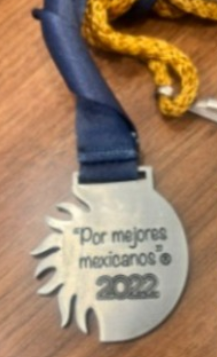 MEDALLA PERSONALIZADA DE 5 CM CON LISTON PERSONALIZADO - CSTF