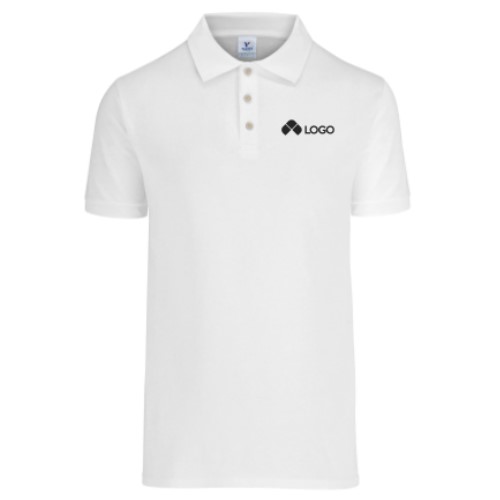 PLAYERA YAZBEK TIPO POLO PIQUE BLANCA 100% ALGODON (XXL)